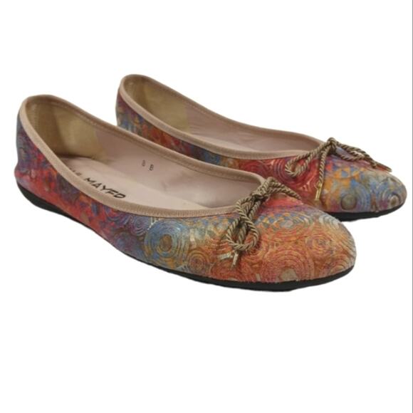 Paul Mayer Attitudes Ballet Flats GUC $245 size 8B S2527 - Picture 6 of 10